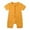 Yellow, variant on Baby Solid Color Romper Zipper Fiber Fabric Natural and Comfortable Summer Jumpsuit Outfits,3-6 Months