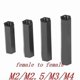 thumbnail image 1 of 50Pcs 20pcs Nylon Spacer M2 M2.5 M3 M4*l Female To Female Black Nylon Standoff Spacer, 1 of 2