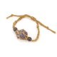 thumbnail image 1 of Xiao Hua Pulsera de cuentas hecha a mano, ideal para hombres y mujeres, con bolsa de malla de piedra natural marrón tejida a mano y ajustable y elástica (morado)., 1 of 4