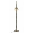 thumbnail image 4 of White and Brushed Bronze Crossed Floor Lamp, 4 of 10