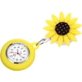 thumbnail image 3 of SHISUYAN 1Pc Sunflower Design Nurse Watch Hanging Buckle Pocket Watch Simple Student Watch, 3 of 8