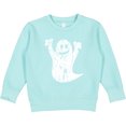 thumbnail image 2 of Inktastic Halloween Cute White Grunge Ghost Toddler Sweatshirt, 2 of 4