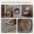 thumbnail image 4 of KUETH Kitchen Mats for Floor,Sets of 2 Non Slip Washable Persian Kitchen Rugs 20"x32"+20"x48", Kitchen Runner Rug with Waterproof for Hallway, Laundry, Bathroom and Bedroom, 4 of 6