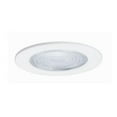 thumbnail image 1 of Jesco Lighting TM5507WH Line Voltage Shower Trim with Fresnel Lens Trim- White, 1 of 1