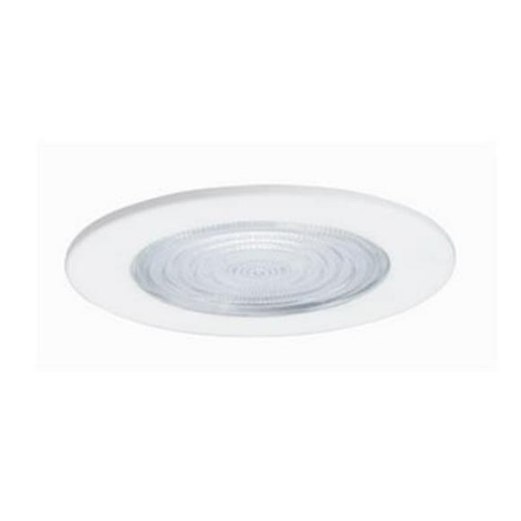Jesco Éclairage TM5507WH Garniture de Douche à Tension de Ligne avec Garniture de Lentille Fresnel - Blanc