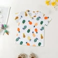 thumbnail image 2 of EnJoCho Baby Tops Summer Toddler Kids Baby Boys Girls Solid Basic Short Sleeve Cartoon Print Floral Top Crewneck T Shirts Tops Tee, 2 of 9