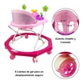 thumbnail image 2 of Andadera para Bebe Musical, 8 Llantas de Gel, Acolchonada, Carrito - Rosa, 2 of 7