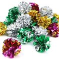 thumbnail image 1 of Deckon Cat Crinkle Balls 1 Pack - Original Mylar Crinkle Balls Juguetes para gatos (color aleatorio) Kuyhfg Bienvenido a Kuyhfg, 1 of 5