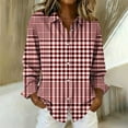 thumbnail image 2 of Women's Blouse Business Casual Work Shirts Loose Long Sleeve Fashion Outfits Trendy Winter Clothing, 2 of 3