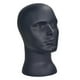thumbnail image 2 of Peluca Masculina Macarena de 22 Pulgadas Toupee Maniquí Sombrero Negro, 2 of 8