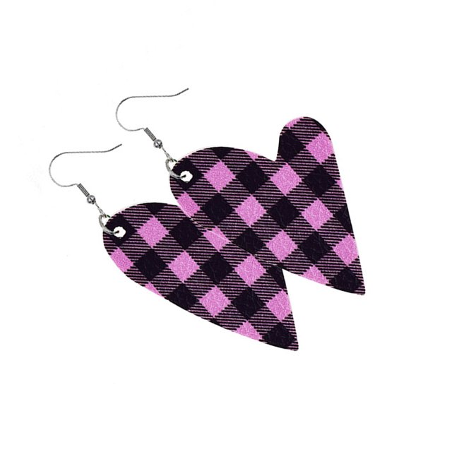Sonducket Pendientes de cuero en forma de corazón, colgante de oreja, aro exagerado, pendiente colgante hueco, regalo del Día de San Valentín, favores Ropa, zapatos y accesorios Miscelánea tipo 8 Sonducket AP010114-08