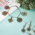 thumbnail image 5 of 8 Styles Knot Charms 48pcs Chinese Knot Cross Pendants Tibetan Yoga Flower Geometry Charms, 5 of 6