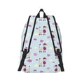 thumbnail image 3 of Balery Poodle Dog Vintage Canvas Backpack for Men and Women - Large Capacity, Durable Travel Laptop Bag for School, Work, Hiking, and Outdoor Activities, 3 of 7