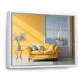 thumbnail image 2 of Designart "Horizon With Coastal Windows" Coastal Windows Floater Framed Canvas Wall Art, 2 of 5