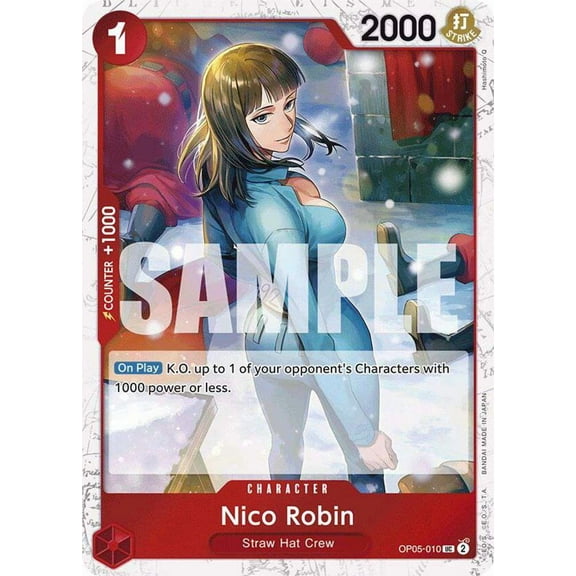 One Piece Premium Booster Uncommon Nico Robin OP05-010 [Jolly Roger Foil]