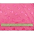 thumbnail image 3 of Highlighter Pink Skull Chiffon, Fabric By the Yard, 3 of 4