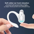 thumbnail image 2 of Auricular Bluetooth de un solo oído, estéreo blanco puro, sonido HD, inalámbrico, monoauricular para deportes, correr y entrenar., 2 of 7