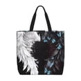 thumbnail image 1 of Fotbe Butterfly Angel Wings Art Bolsa Tote con Estampado para Mujer, Bolsos con Cremallera, Bolsa de Hombro Casual de Gran Capacidad con Bolsillos Internos, 1 of 7