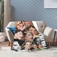 thumbnail image 5 of Blanket Sarah Paulson Throw Flannel Blankets UltraSoft Micro Fleece Blanket Warm Cozy Plush Gift for Room Decoration Sofa,Office Bed car Camp Couch Beach, 5 of 9