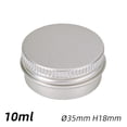 thumbnail image 3 of 24pcs Storage Jar Case Gel Paste Powders Container Cosmetic Threaded Jar TZ, 3 of 9