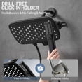 thumbnail image 3 of HOPOPRO 10 Inch Rain Shower Head with Handheld, Dual 2-in-1 Combo, High Pressure Waterfall Showerhead, 7 Spray Modes with Hose 71" Stainless Steel, 3 of 10