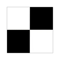 Nexus Vinyl Tile: Black and White Checker Board N103: 1 Box 20 Square Feet