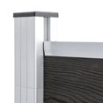 thumbnail image 3 of vidaXL Garden Fence WPC 175x186 cm Grey, 3 of 5
