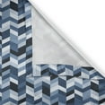 thumbnail image 5 of Ambesonne Slate Blue Grommet Curtain, Zigzag Twisty Lines, 50" x 96", Dark Slate Blue, 5 of 6