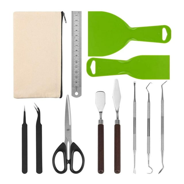 jifeng 12x Craft Vinyl Weeding Tools Craft Basic Set Craft Vinyl Tool Kit for Cricuting