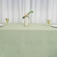 thumbnail image 5 of BalsaCircle 6 Pieces 90" x 132" Sage Green Rectangle Polyester Tablecloths Table Cover Linen, 5 of 8