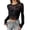 ZZ1 Black, variant on Tisuna Women Long Sleeve T-Shirts Stretch Spider Web Print Crewneck Mesh Tops Ladies Work School Tees Size L