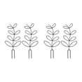 thumbnail image 3 of Youkk 2pack/lot Garden With Stackable Plant Climbing Trellis Durable And Lightweight black Sharp tail style,2 sets 2Set, 3 of 6