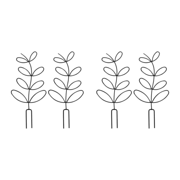 Matsuzay 2 paquetes/lote de plantas trepadoras que pueden escalar con gracia, juego de 2 piezas resistente y ligero de cuadrados verde oscuro negro Estilo de cola afilada, 2 juegos. 2Conjunto