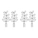 thumbnail image 1 of Matsuzay 2 paquetes/lote de plantas trepadoras que pueden escalar con gracia, juego de 2 piezas resistente y ligero de cuadrados verde oscuro negro Estilo de cola afilada, 2 juegos. 2Conjunto, 1 of 6