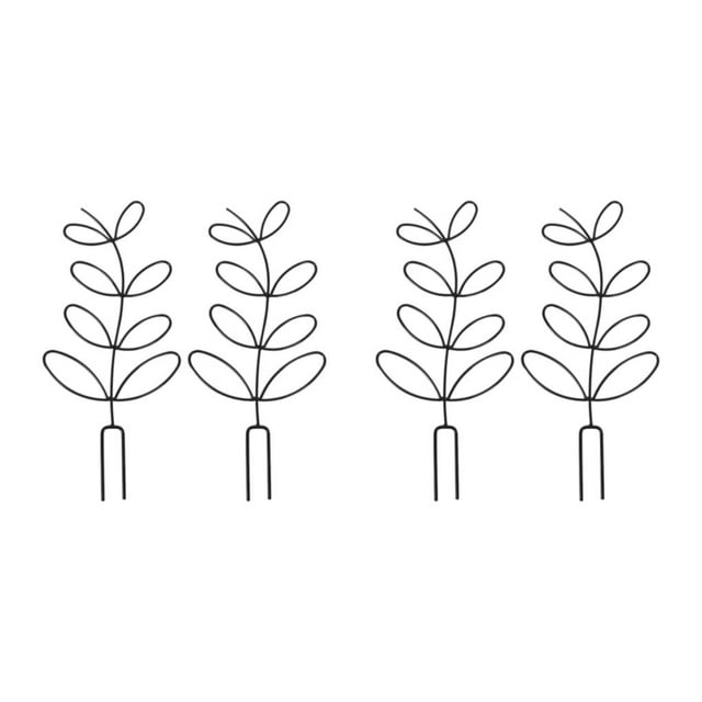 Matsuzay 2 paquetes/lote de plantas trepadoras que pueden escalar con gracia, juego de 2 piezas resistente y ligero de cuadrados verde oscuro negro Estilo de cola afilada, 2 juegos. 2Conjunto