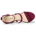 thumbnail image 4 of BLISSFUL STEP Women's Open Toe Triple Straps Stiletto High Heeled Sandals, 4 of 6