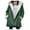green, variant on LEEYNEER Winter Warm Sherpa Lined Coats for Women Plus Size Hooded Parka Faux Suede Long Pea Jackets Loose Button Fuzzy Fleece Coats Outerwear