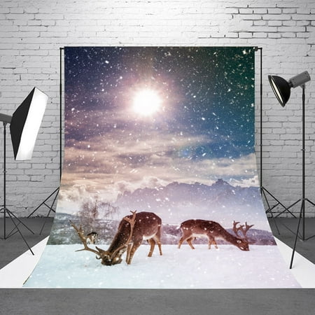 SAYFUT Photography Backdrops Christmas Holiday Party Decoration Xmas Tree and Gifts Oraments Gifts Vinyl Fabric Studio Photo Video Background Screen Props