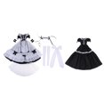thumbnail image 1 of piezas de ropa, de sirvienta de anime japonés para 1/3 BJD Night Lolita ñeca Baoblaze Vestido Doll Gothic Lolita, 1 of 8
