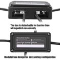 thumbnail image 4 of PENGXAING 9/18Pcs Bus Bar Terminal Block DC 12V-48V 300A Waterproof Power Distribution Block Bus Bar 3/8inch M10 4 Studs Heavy Duty Battery Junction Block with Cover for Car RV, 4 of 10