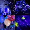 thumbnail image 5 of Twinkle Star Christmas Decoration Silver Wire Fairy String Lights, Christmas Lights, Blue, 33ft, 100 LEDs, 1-Pack, 5 of 6