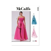 McCall's Sewing Pattern 8450 - Misses' and Women's Dress, Jumpsuit and Overskirt, Size: AA (10-12-14-16-18)