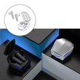 thumbnail image 3 of Auriculares inalámbricos Auriculares Automático Sin emparejamiento Universal Compatible con micrófono para luz de respiración de baja - blanco, 3 of 8
