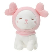 MINISO Stuffed Animal Kitten Plush Toy, Cute Cat Stuffed Doll Gift for Kids Girls 10" - Doubel Heart Hat