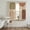 Sage, Clay Brown, variant on Boho Abstract Sheer Curtains 63 Inch Length 2 Panels Set, Vintage Color Block Stripes Dots Modern Voile Window Treatment Rod Pocket Curtains Sheers Drapes for Bedroom/Living Room/Kitchen 52x"63"x2