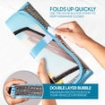 thumbnail image 6 of Duck Duck Jeep Sun Shade Fits 1987-2021 Jeep Wrangler JK, JL, CJ, YJ, TJ & 2020-2021 Gladiator - Custom Fit Windshield Sunshade Foldable Accordion Interior UV Protection Sun Window Visor 53” x 16.5”, 6 of 7
