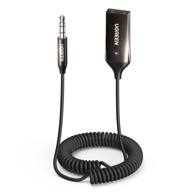 Adaptador Bluetooth UGREEN Aux a Bluetooth 5.3 para coche