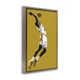 thumbnail image 2 of Stupell Industries Modern Iconic Basketball Dunk Brown Floating Frame Canvas Art, 21 x 31, by Ray Powers, 2 of 8