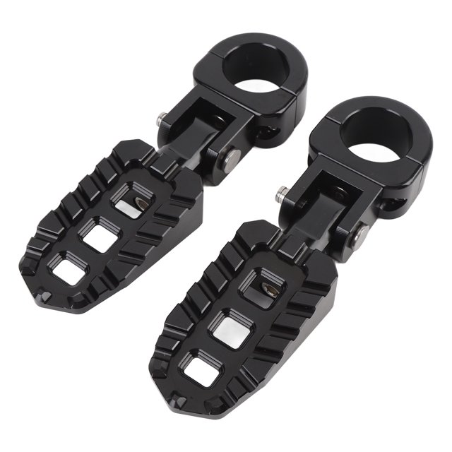 Estribo De Motocicleta, Agarre Mejorado CNC Mecanizado Pedal De Carretera De Aleación De Aluminio Para Barra De 1 Pulgada 1,06 Pulgadas 1,25 Pulgadas