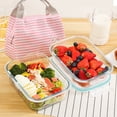 thumbnail image 3 of BNNG Lunch Bag for Women Cute Lunch Tote Bags Portable Insulated Lunch Bag Portable Lunch Bag For Office, Work Reusable Lunch Box Large Capacity Reusable Insulated Cooler for Work Picnic or Travel, 3 of 6